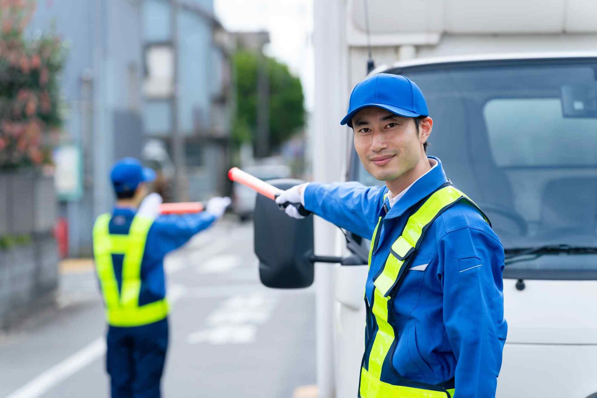 3日目は先輩スタッフと一緒に現場研修